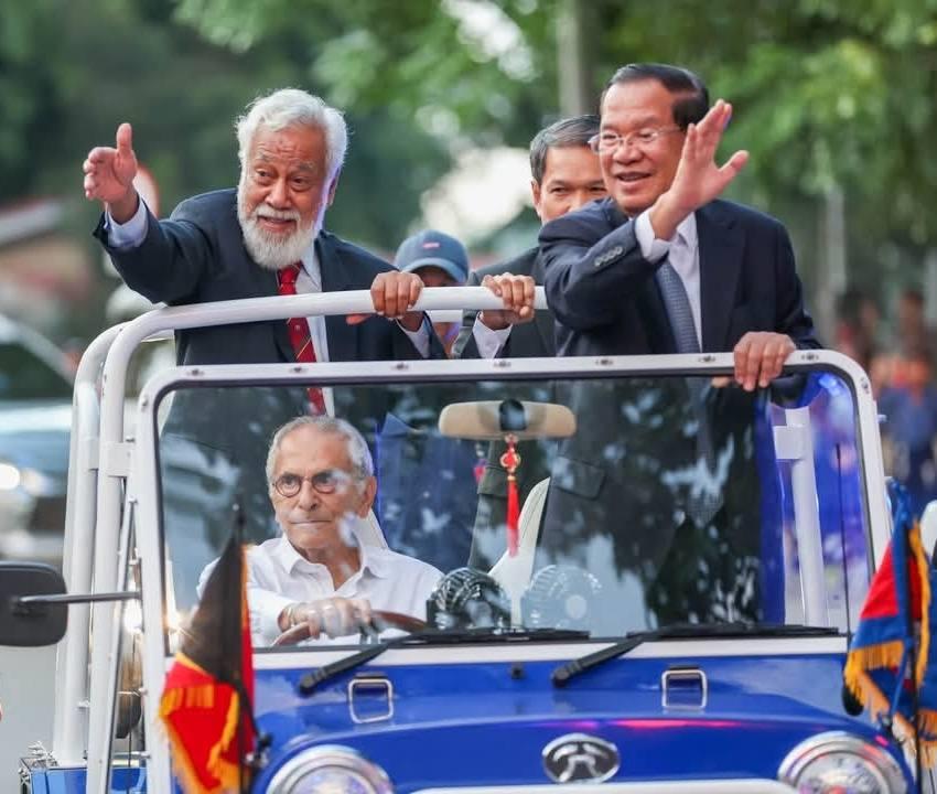 ប្រធានាធិបតីទីម័រ បង្ហោះសារចាត់ទុកថា សម្ដេចតេជោ ហ៊ុន សែន ជាមិត្តល្អ ដែលបានមកលេងផ្ទះរបស់លោក ហើយលោកបានបើកឡានជូនសម្ដេចដោយផ្ទាល់